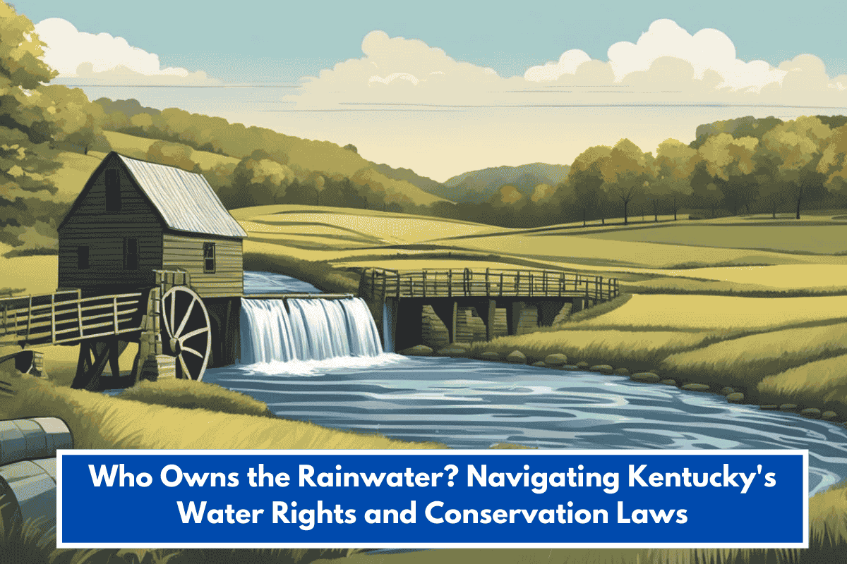 Who Owns the Rainwater? Navigating Kentucky's Water Rights and Conservation Laws