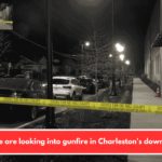 Police are looking into gunfire in Charleston's downtown.