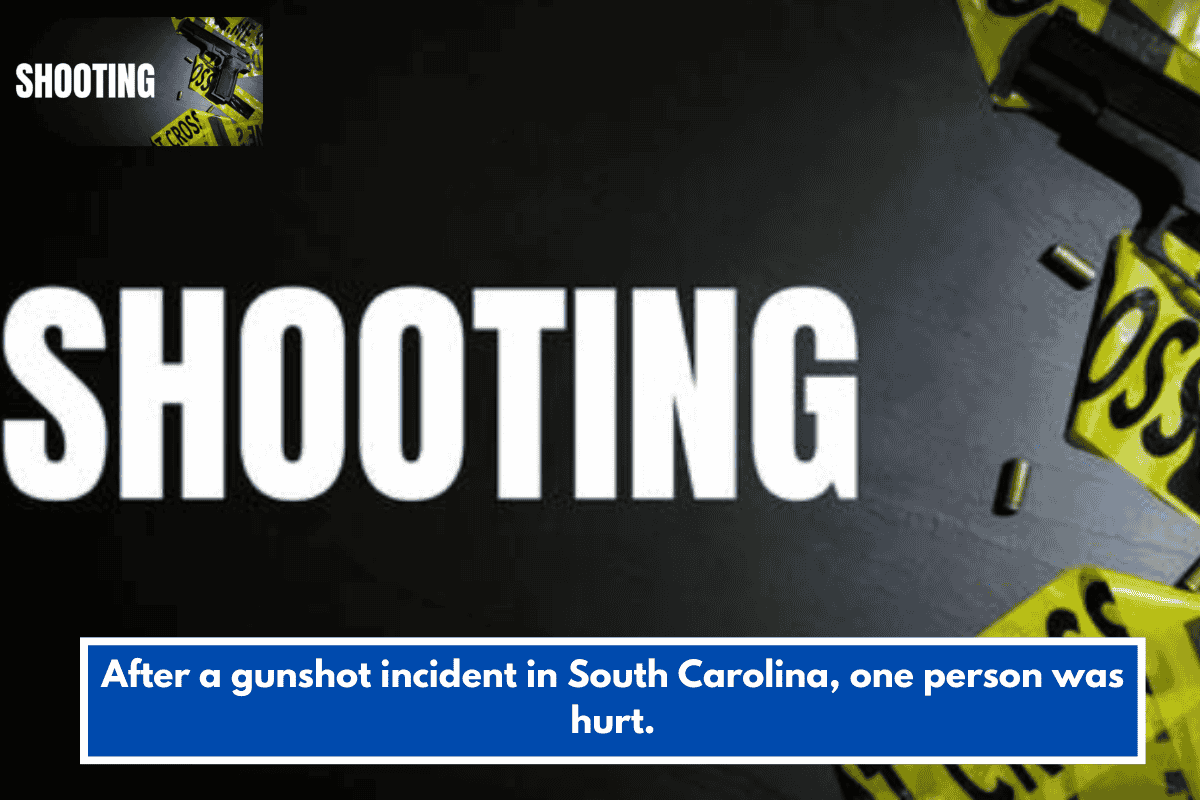After a gunshot incident in South Carolina, one person was hurt.