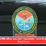An SCDNR officer was shot "repeatedly," according to the department.