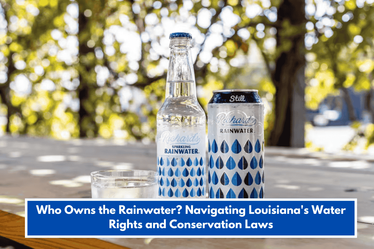 Who Owns the Rainwater? Navigating Louisiana's Water Rights and Conservation Laws