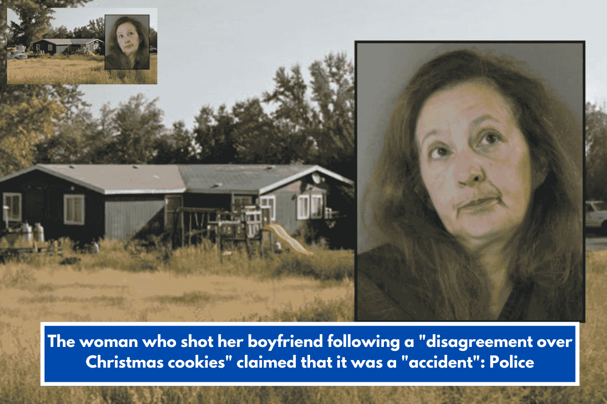 The woman who shot her boyfriend following a "disagreement over Christmas cookies" claimed that it was a "accident": Police