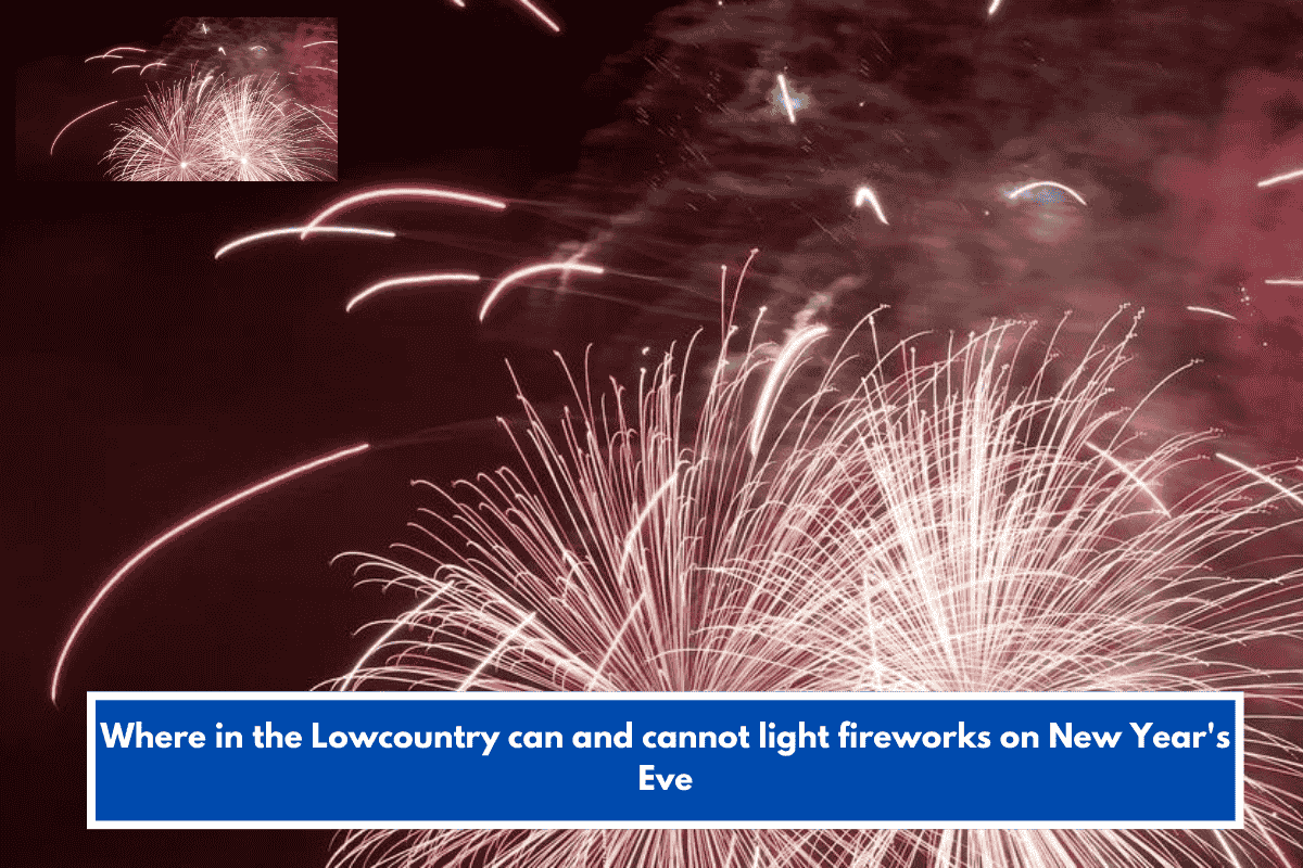 Where in the Lowcountry can and cannot light fireworks on New Year's Eve