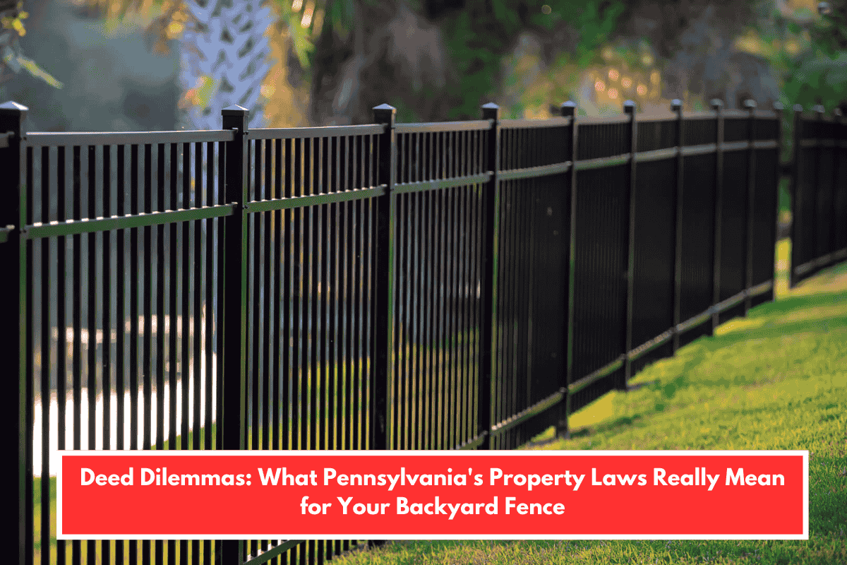 Deed Dilemmas: What Pennsylvania's Property Laws Really Mean for Your Backyard Fence
