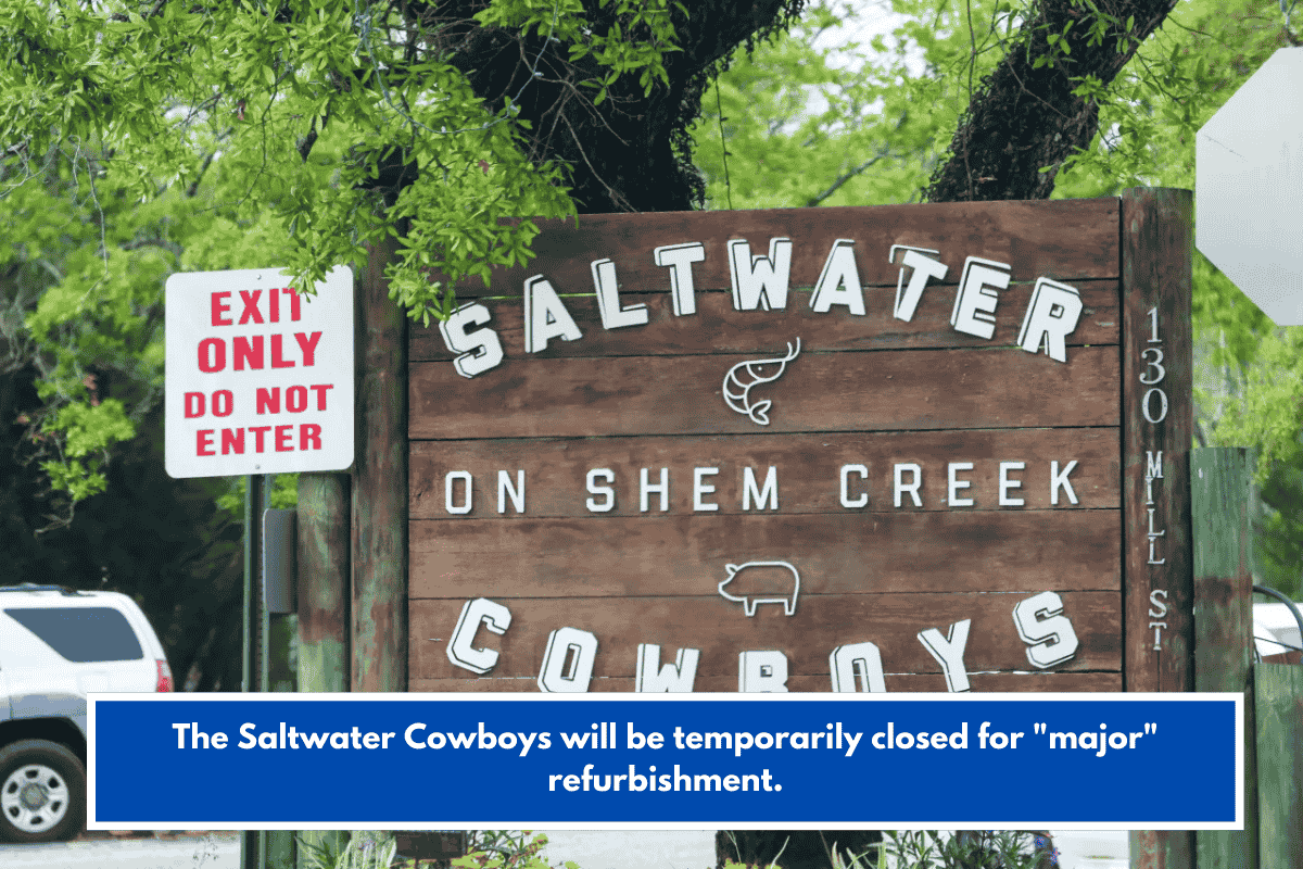 The Saltwater Cowboys will be temporarily closed for "major" refurbishment.