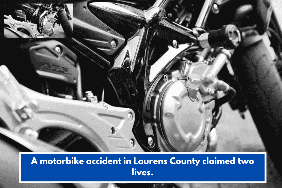 A motorbike accident in Laurens County claimed two lives.