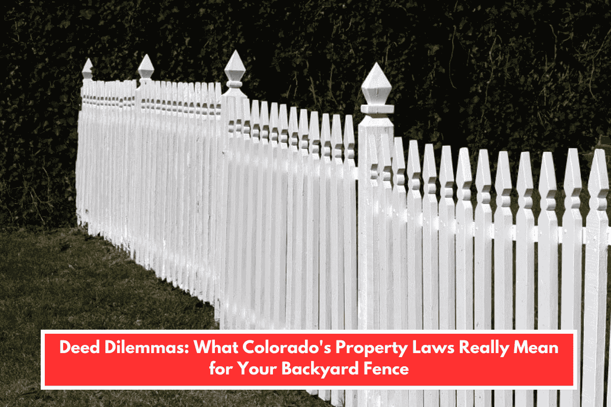 Deed Dilemmas: What Colorado's Property Laws Really Mean for Your Backyard Fence