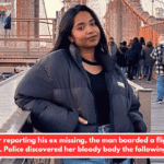 After reporting his ex missing, the man boarded a flight to India. Police discovered her bloody body the following day.