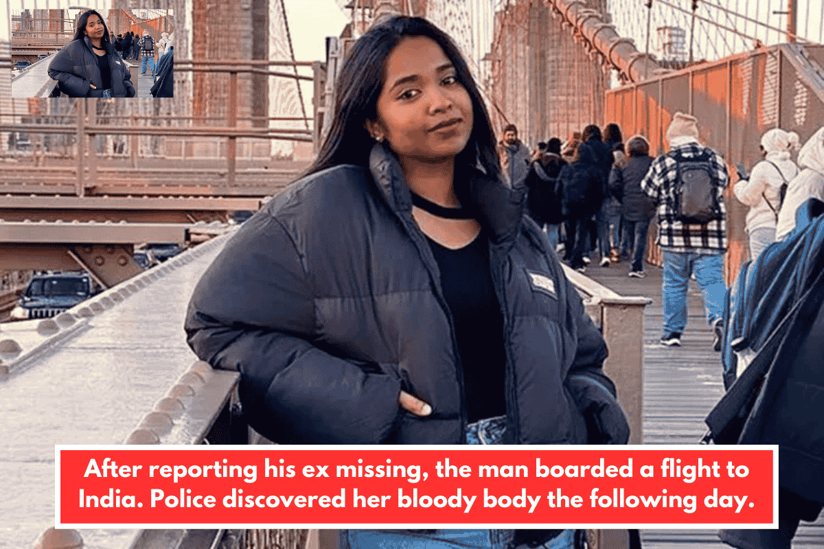 After reporting his ex missing, the man boarded a flight to India. Police discovered her bloody body the following day.