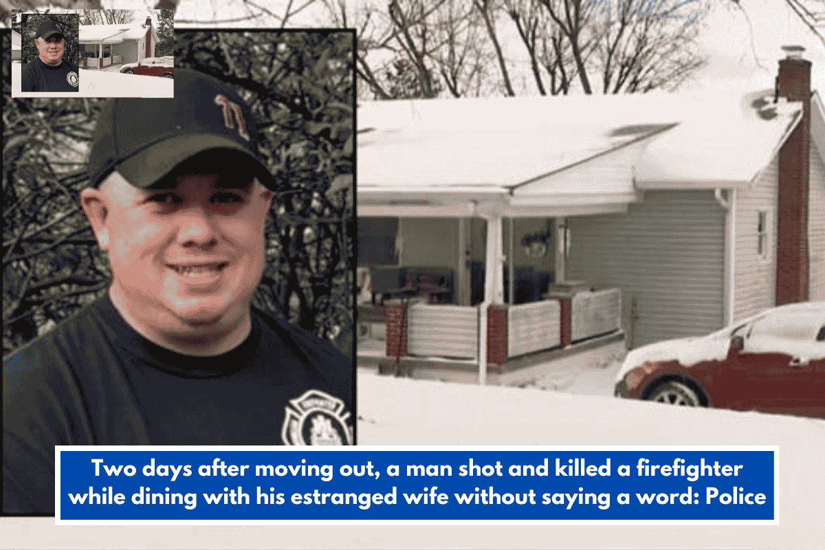 Two days after moving out, a man shot and killed a firefighter while dining with his estranged wife without saying a word: Police