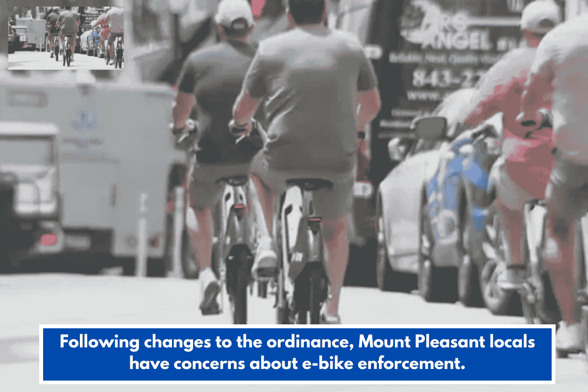 Following changes to the ordinance, Mount Pleasant locals have concerns about e-bike enforcement.