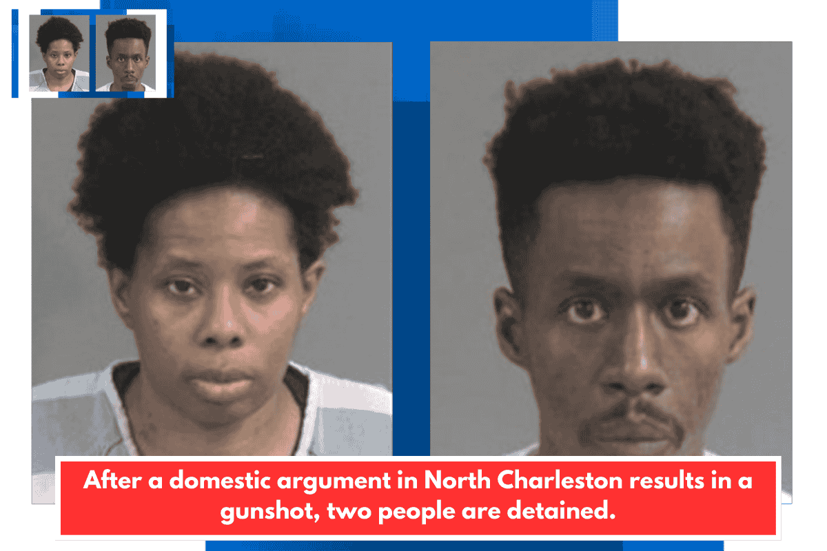 After a domestic argument in North Charleston results in a gunshot, two people are detained.
