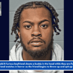 16 years old A furious boyfriend shoots a buddy in the head while they are FaceTiming; the friend watches in horror as the friend begins to throw up and spit up blood.