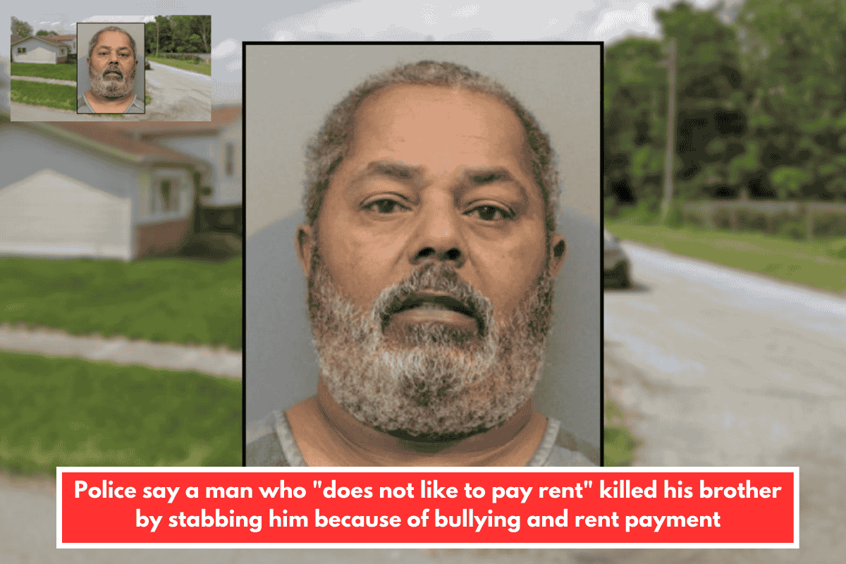 Police say a man who "does not like to pay rent" killed his brother by stabbing him because of bullying and rent payment