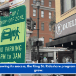 Following its success, the King St. Rideshare program may grow.