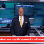 A weekend front might bring record-breaking warmth!