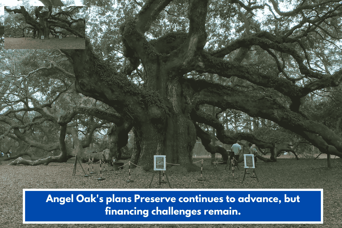 Angel Oak's plans Preserve continues to advance, but financing challenges remain.