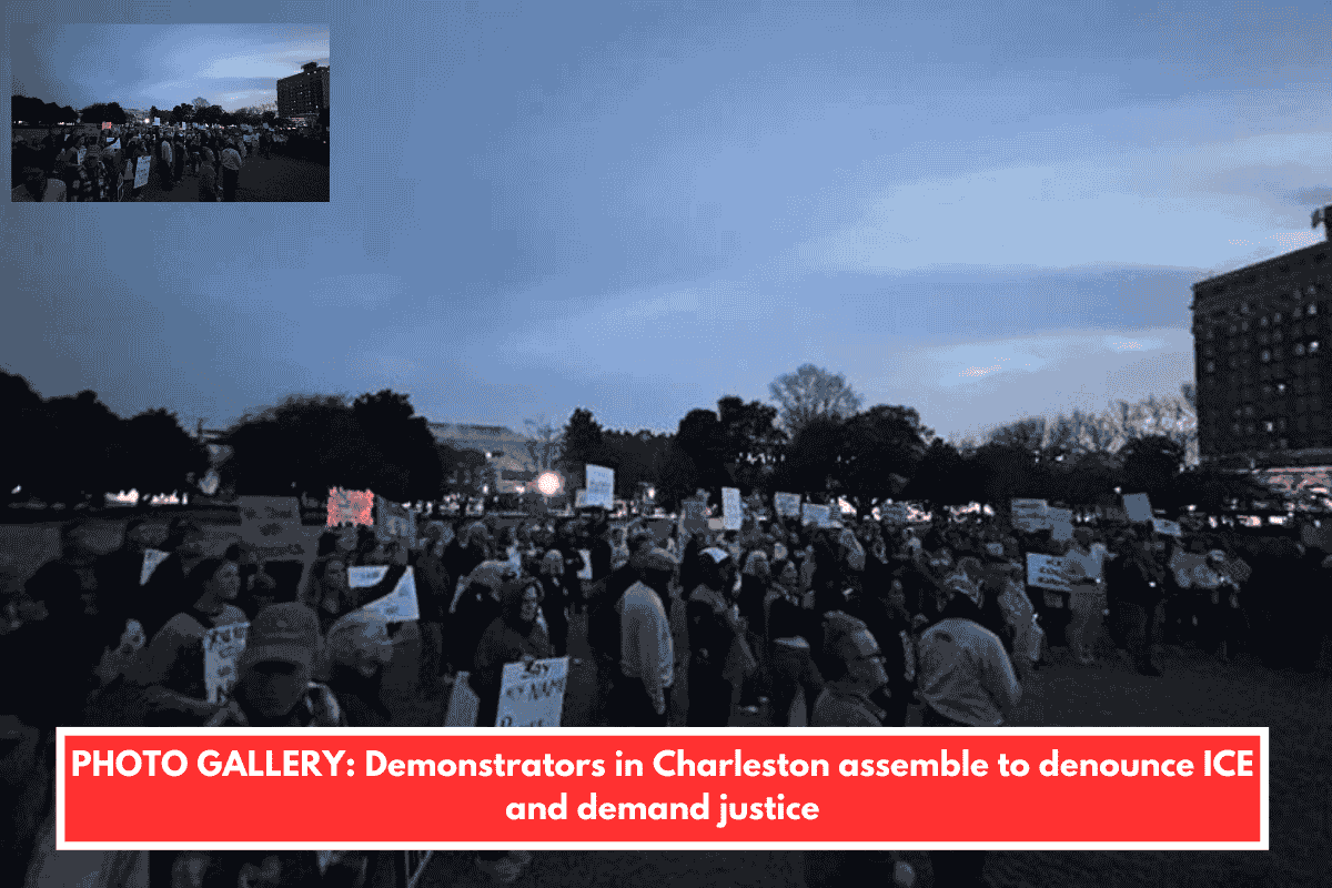 PHOTO GALLERY: Demonstrators in Charleston assemble to denounce ICE and demand justice