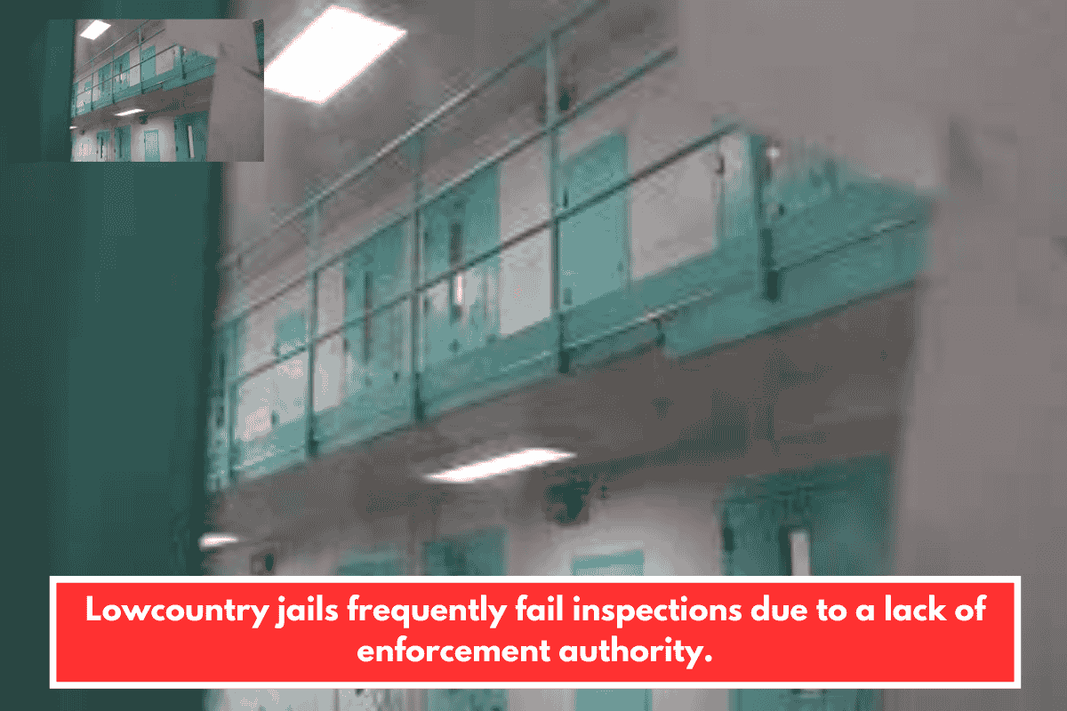 Lowcountry jails frequently fail inspections due to a lack of enforcement authority.
