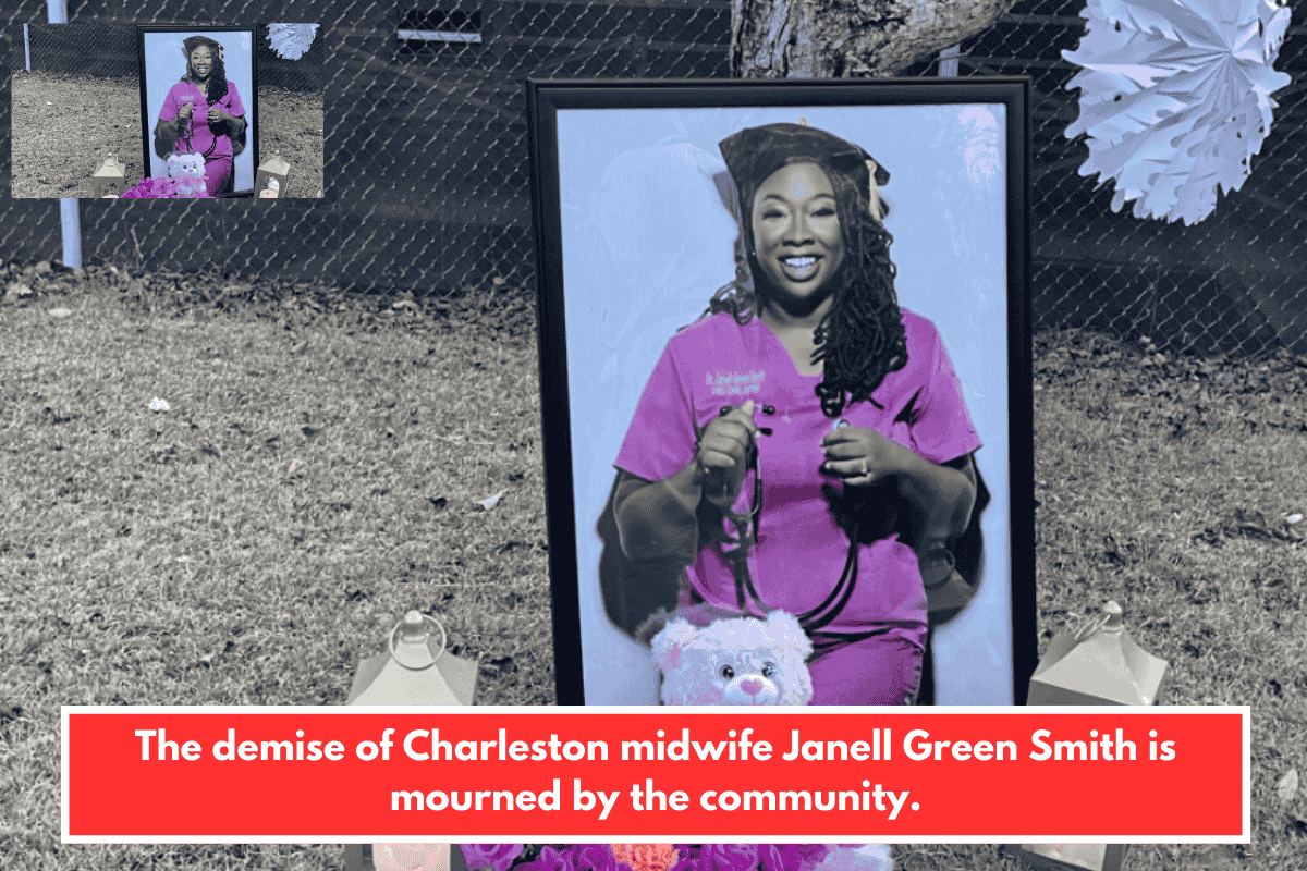 The demise of Charleston midwife Janell Green Smith is mourned by the community.