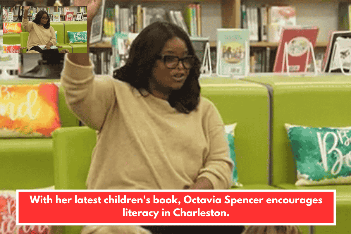 With her latest children's book, Octavia Spencer encourages literacy in Charleston.
