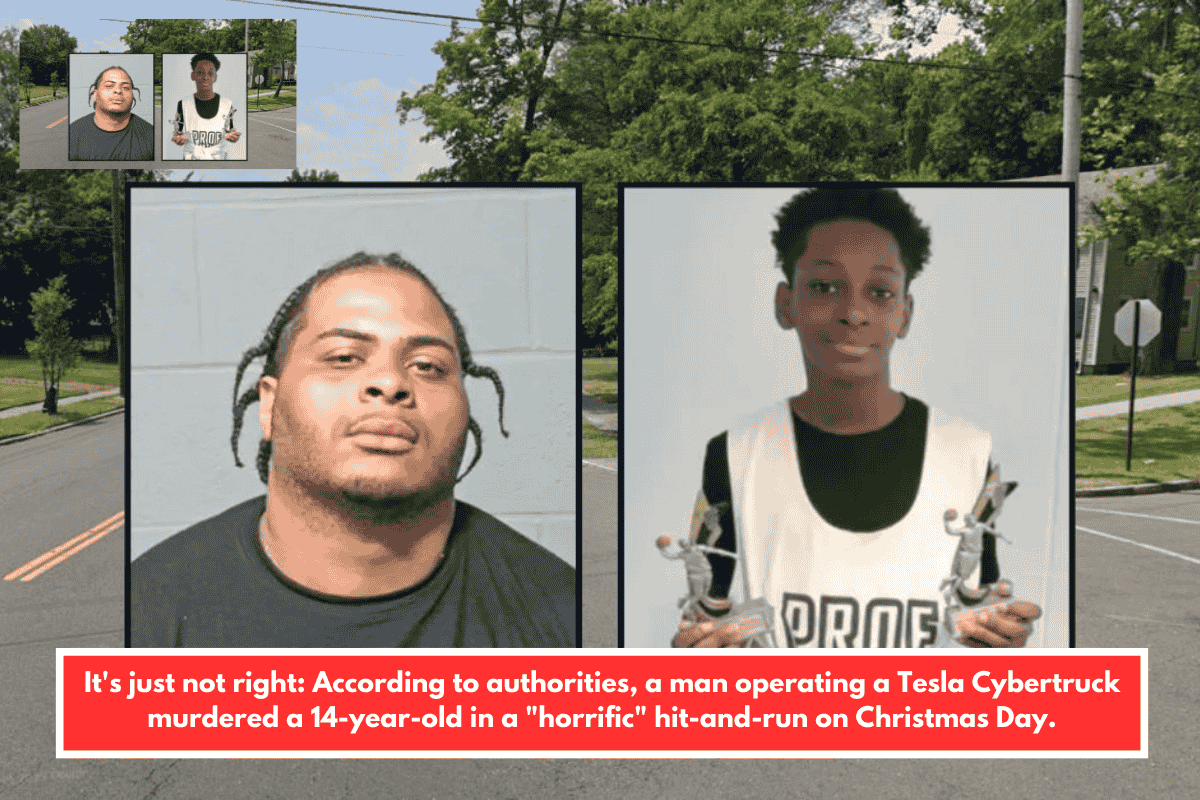 It's just not right: According to authorities, a man operating a Tesla Cybertruck murdered a 14-year-old in a "horrific" hit-and-run on Christmas Day.