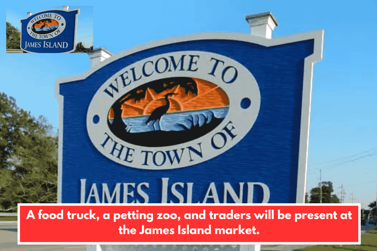 A food truck, a petting zoo, and traders will be present at the James Island market.
