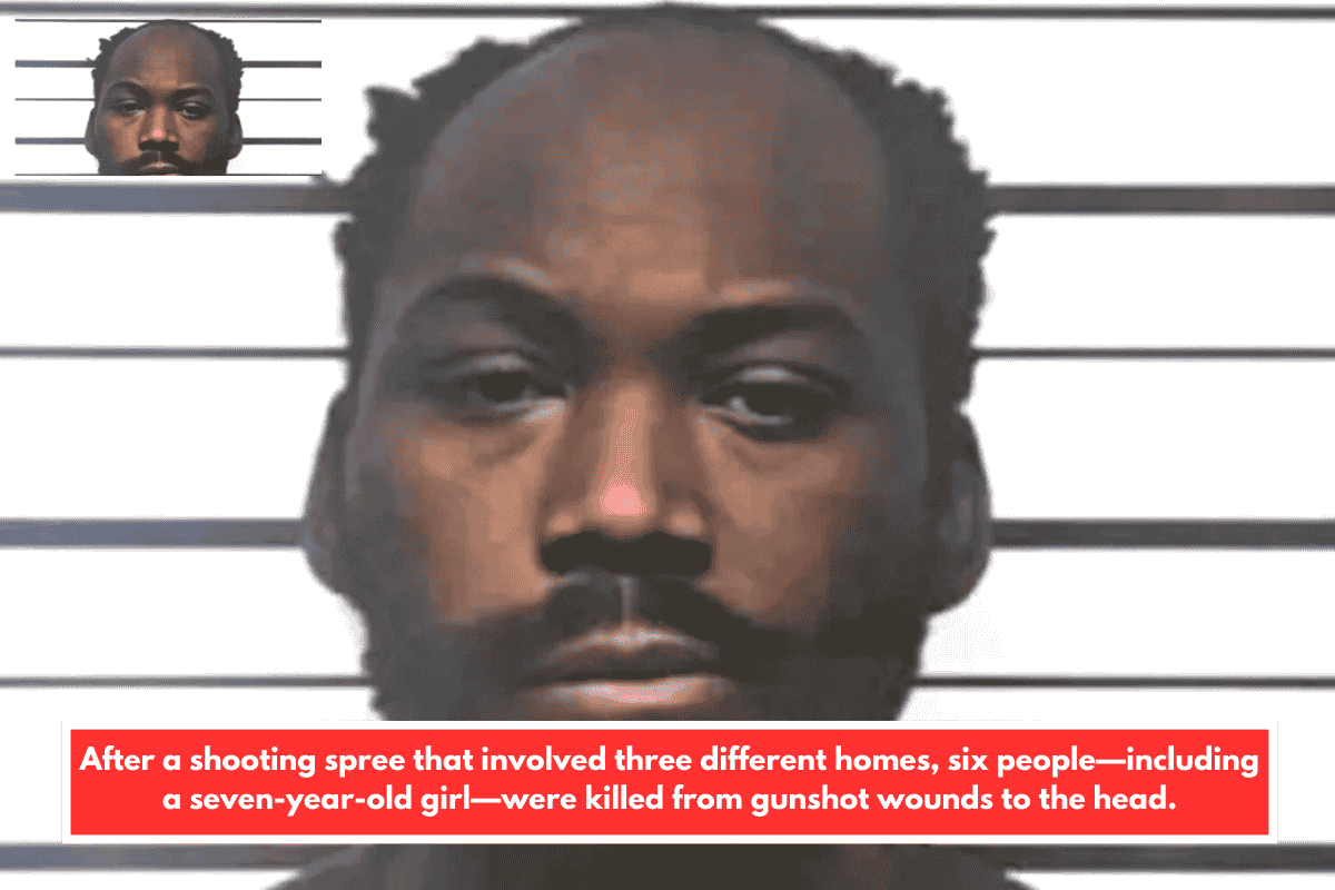 After a shooting spree that involved three different homes, six people—including a seven-year-old girl—were killed from gunshot wounds to the head.