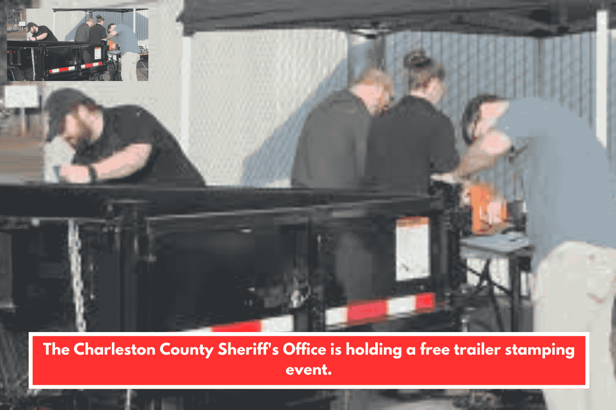 The Charleston County Sheriff's Office is holding a free trailer stamping event.