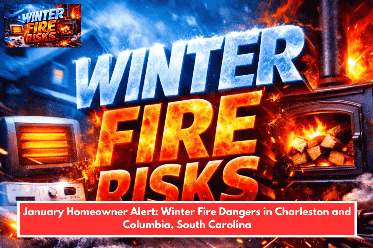 January Homeowner Alert: Winter Fire Dangers in Charleston and Columbia, South Carolina