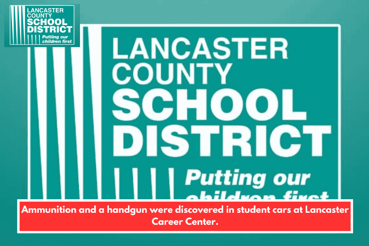 Ammunition and a handgun were discovered in student cars at Lancaster Career Center.