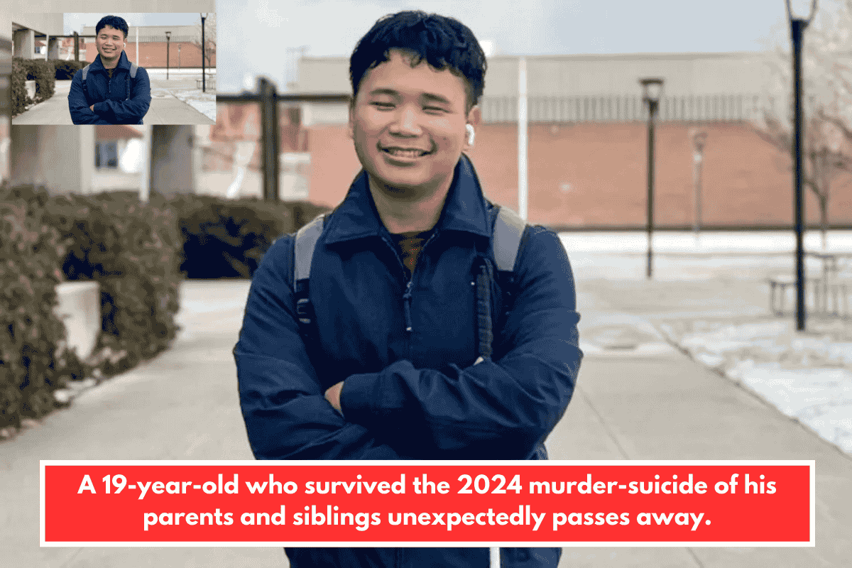 A 19-year-old who survived the 2024 murder-suicide of his parents and siblings unexpectedly passes away.