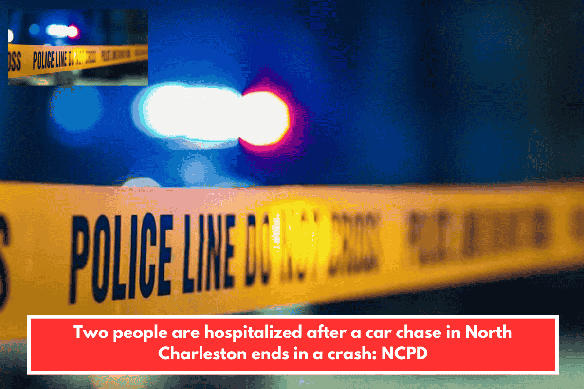 Two people are hospitalized after a car chase in North Charleston ends in a crash: NCPD