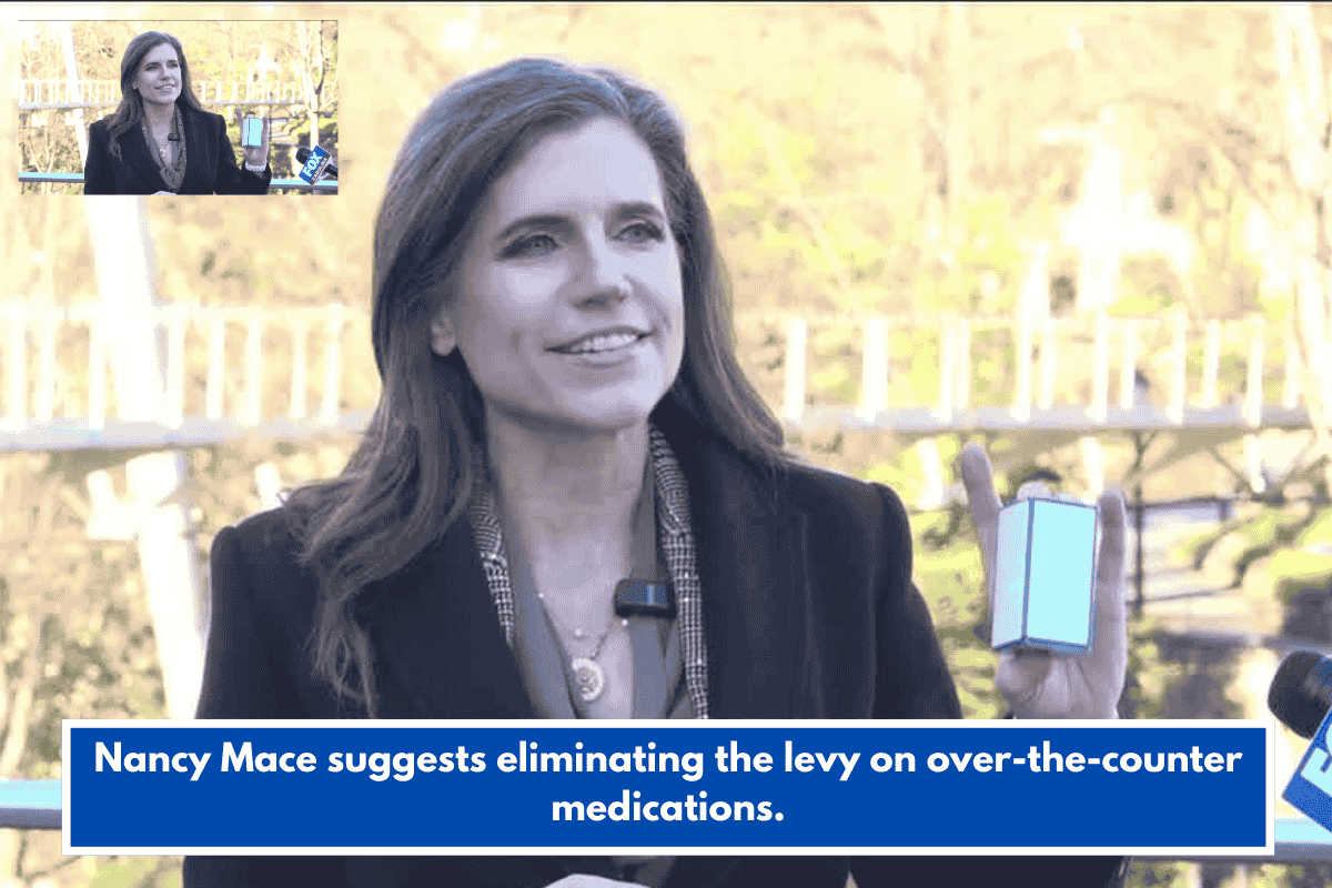 Nancy Mace suggests eliminating the levy on over-the-counter medications.