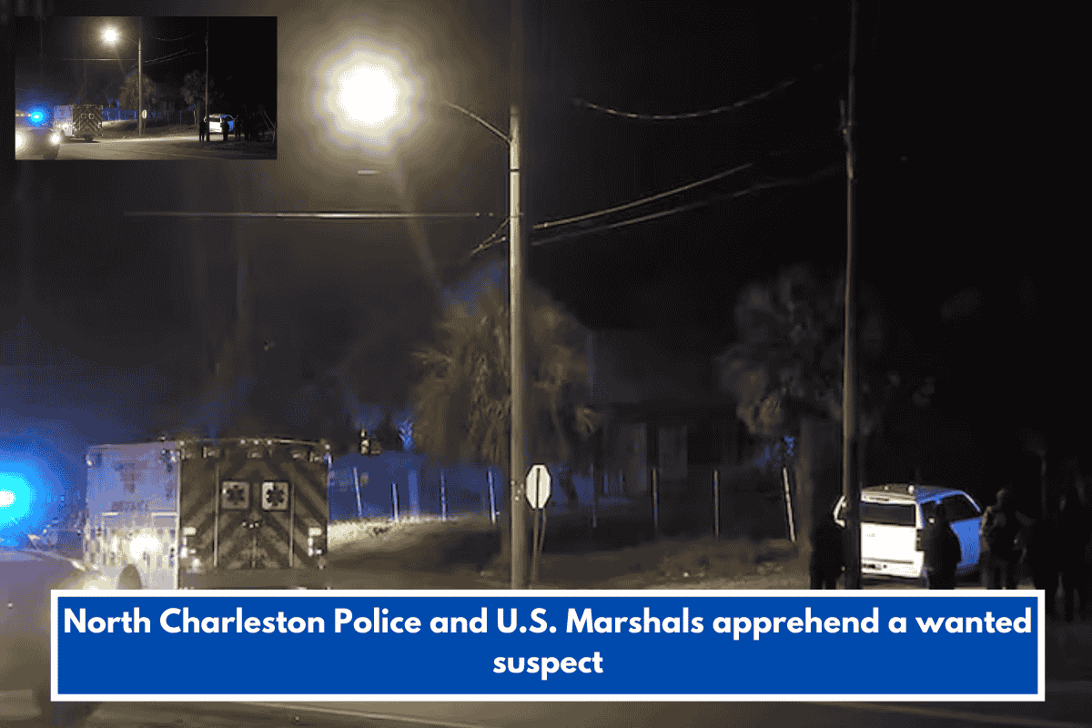 North Charleston Police and U.S. Marshals apprehend a wanted suspect
