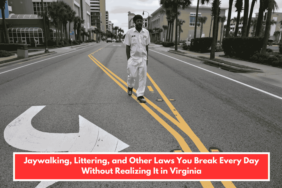 Jaywalking, Littering, and Other Laws You Break Every Day Without Realizing It in Virginia