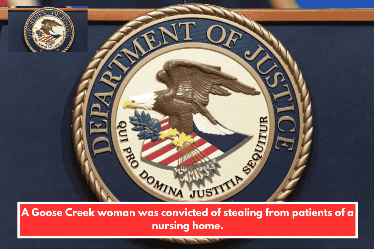 A Goose Creek woman was convicted of stealing from patients of a nursing home.