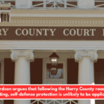 Richardson argues that following the Horry County road rage shooting, self-defense protection is unlikely to be applicable.
