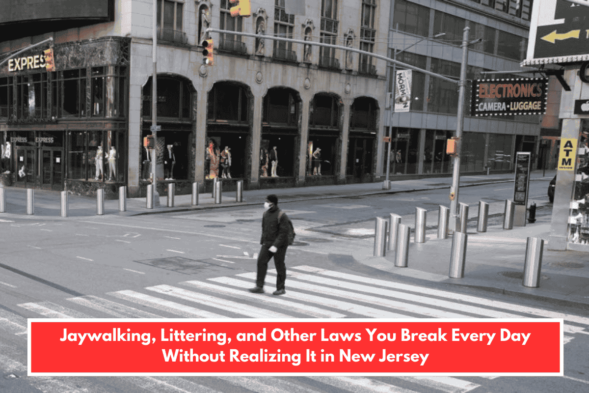 Jaywalking, Littering, and Other Laws You Break Every Day Without Realizing It in New Jersey