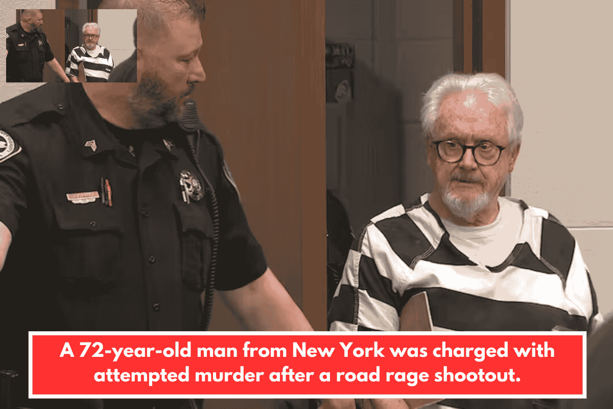 A 72-year-old man from New York was charged with attempted murder after a road rage shootout.