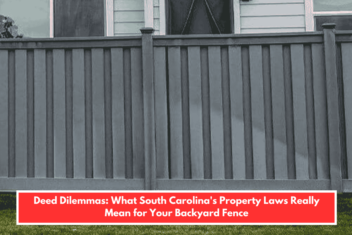 Deed Dilemmas: What South Carolina's Property Laws Really Mean for Your Backyard Fence
