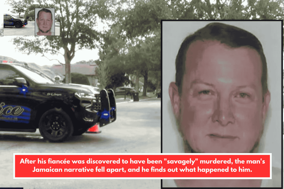 After his fiancée was discovered to have been "savagely" murdered, the man's Jamaican narrative fell apart, and he finds out what happened to him.