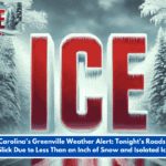 South Carolina's Greenville Weather Alert: Tonight's Roads Will Be Slick Due to Less Than an Inch of Snow and Isolated Ice