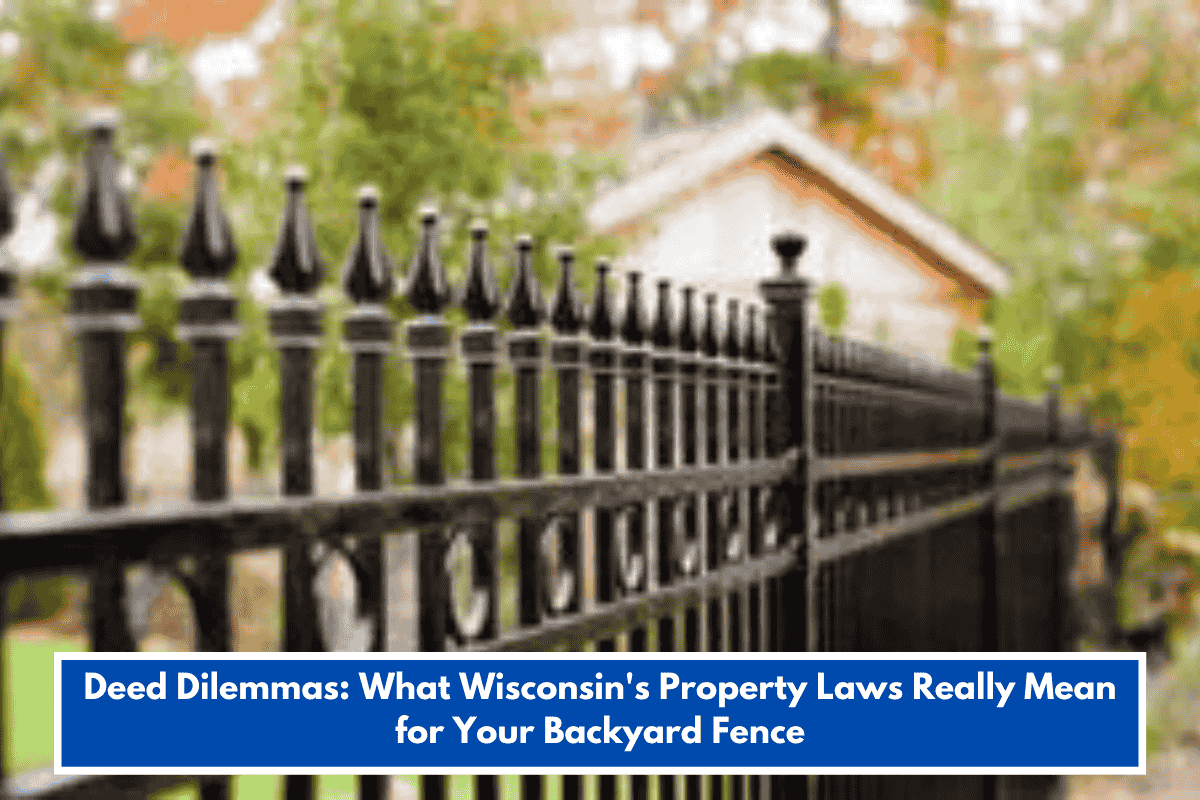 Deed Dilemmas: What Wisconsin's Property Laws Really Mean for Your Backyard Fence