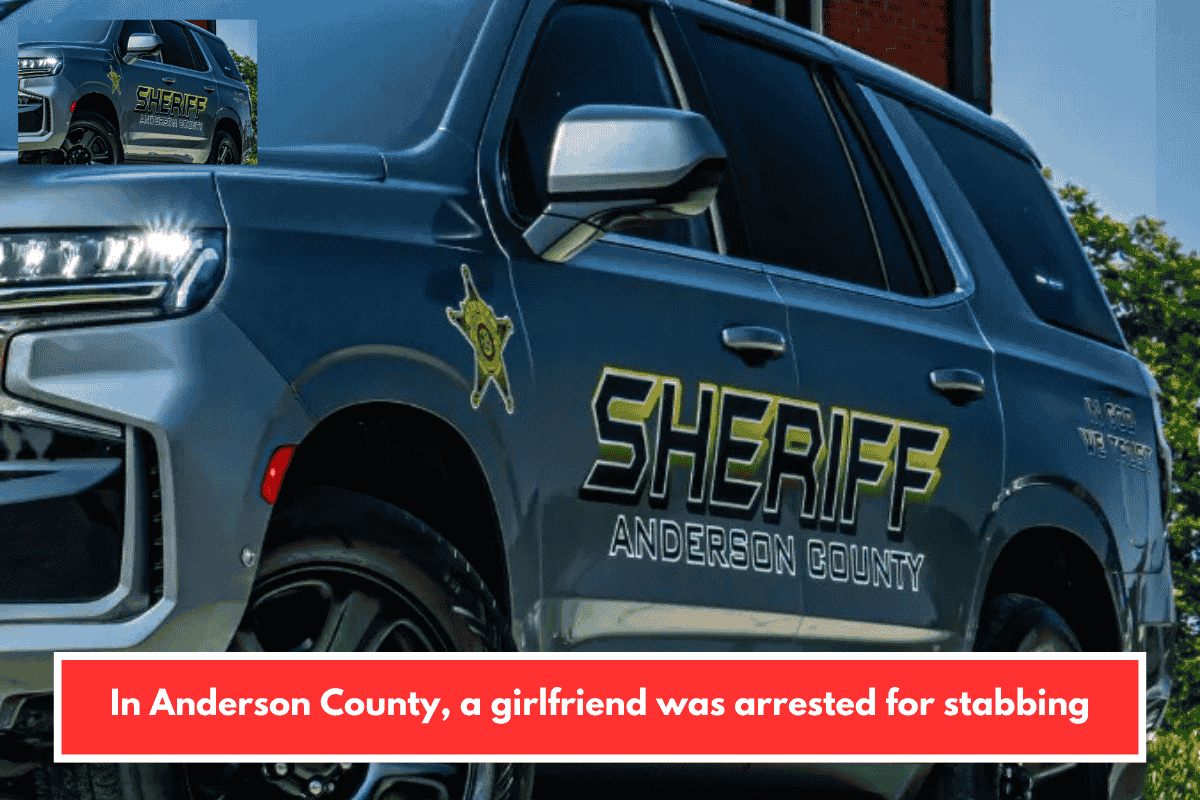 In Anderson County, a girlfriend was arrested for stabbing