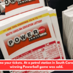Examine your tickets. At a petrol station in South Carolina, a winning Powerball game was sold.