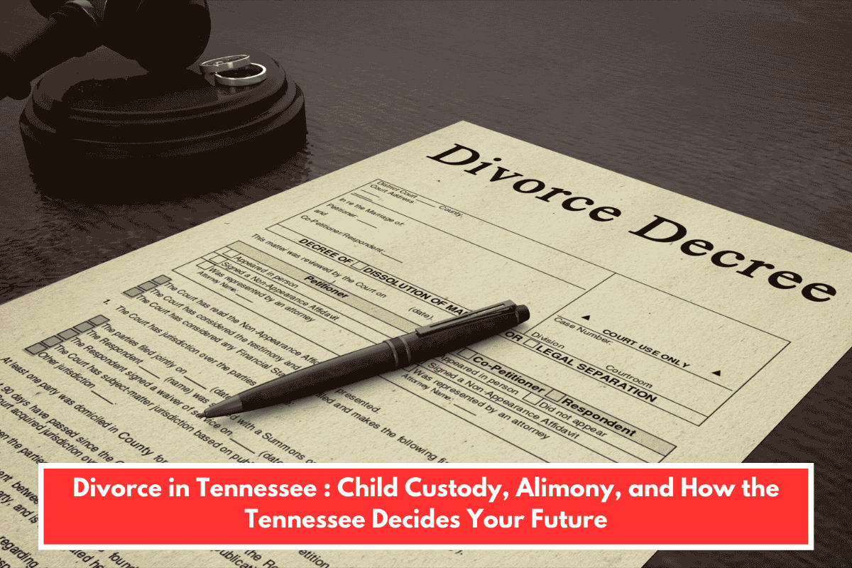 Divorce in Tennessee : Child Custody, Alimony, and How the Tennessee Decides Your Future