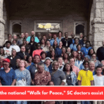 During the national "Walk for Peace," SC doctors assist monks.