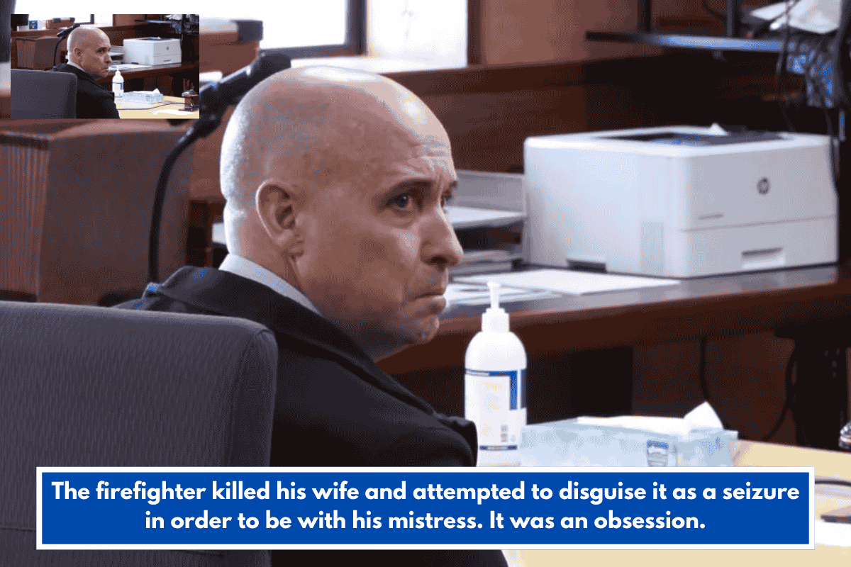 The firefighter killed his wife and attempted to disguise it as a seizure in order to be with his mistress. It was an obsession.