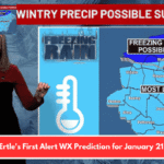 Jamie Ertle's First Alert WX Prediction for January 21, 2026